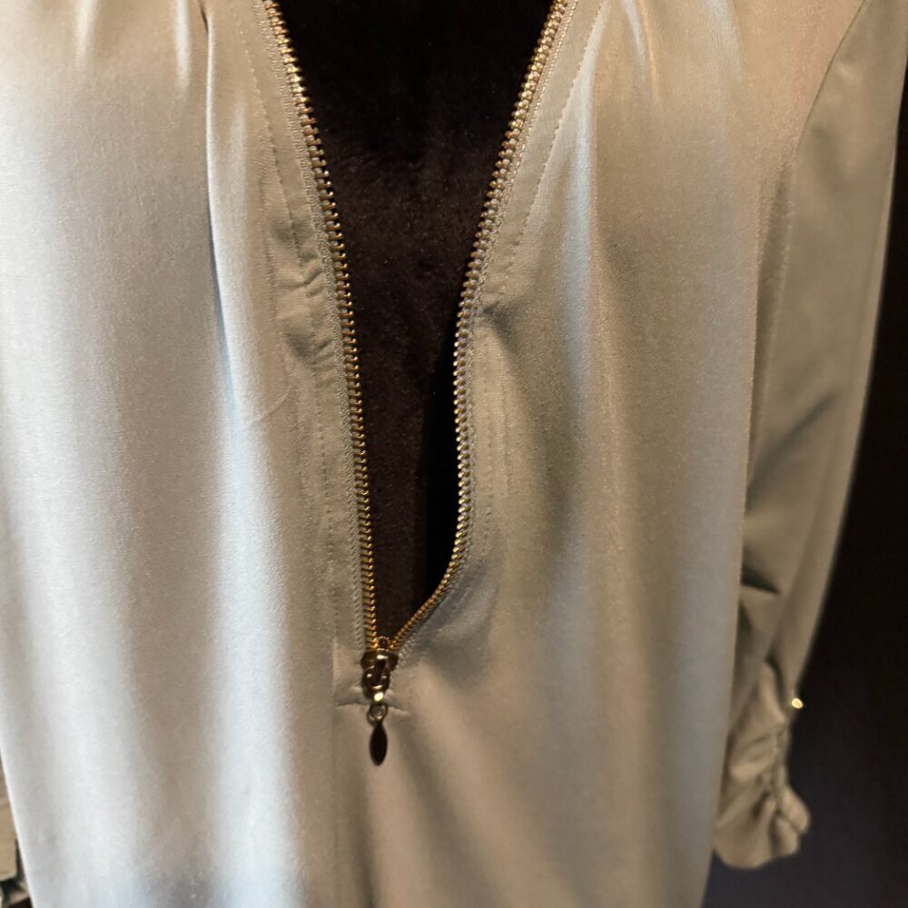 Green XL Zenana Blouse - Picture 2 of 4